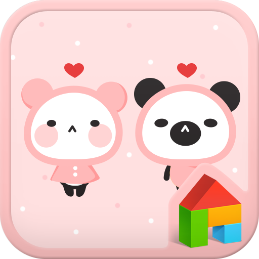 Pink Love Dodol launcher theme