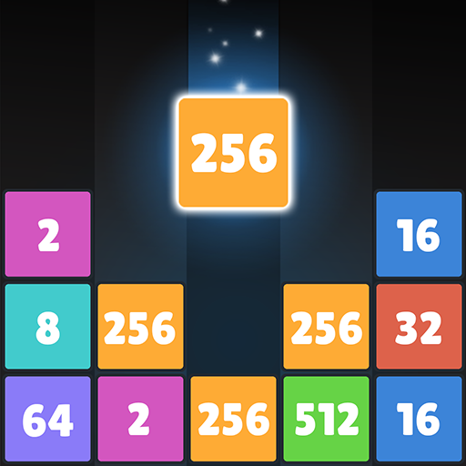 Drop Number : Neon 2048