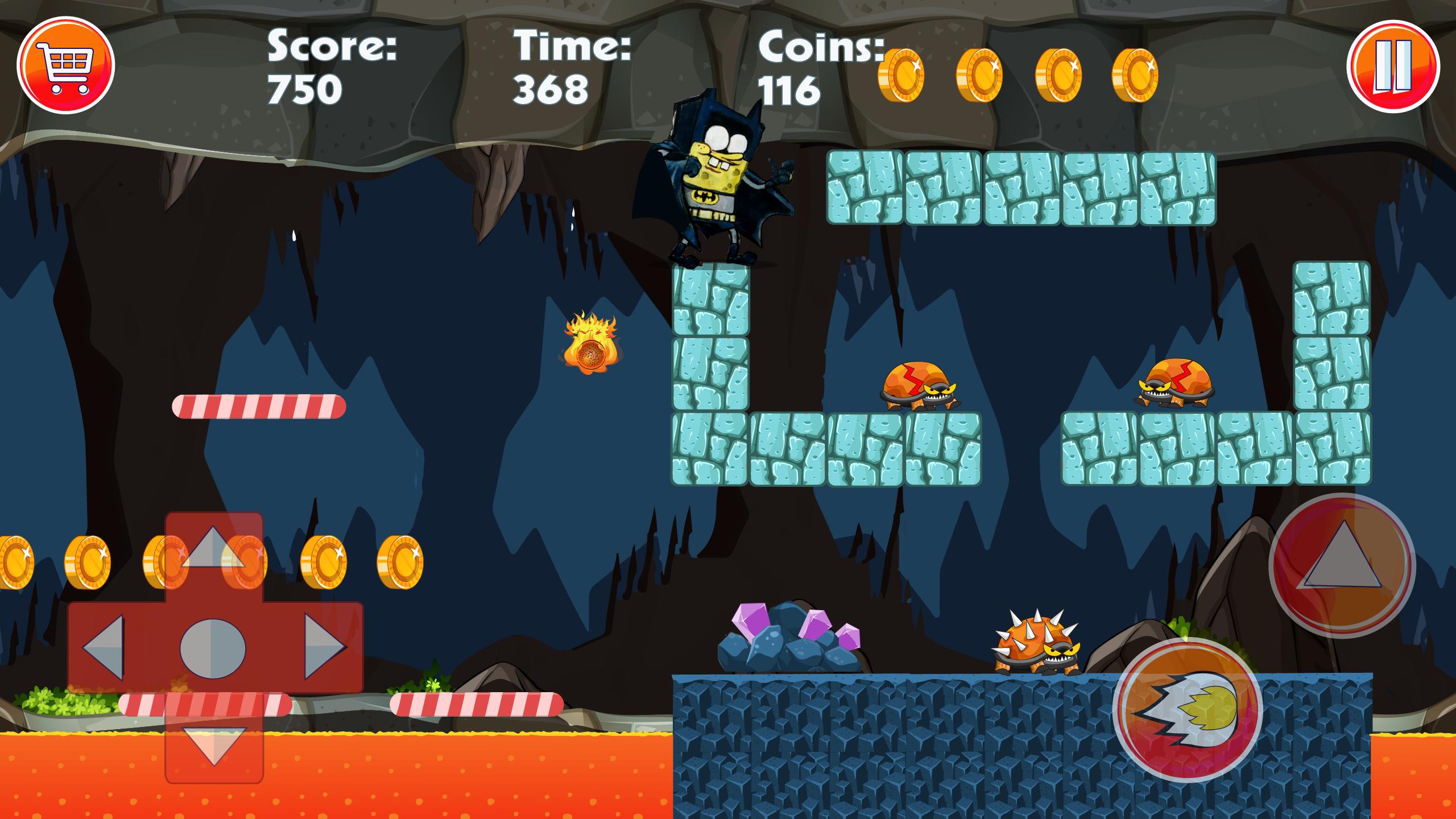 Download Superhero Sponge Stickman Dash android on PC