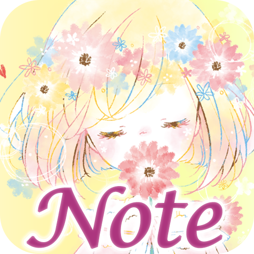 Simple Notepad Flowery Kiss