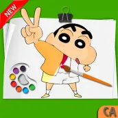 Shin Chan Coloring book - Coloring Shin Chan