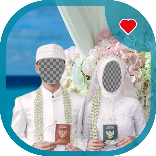 Book Wedding Hijab Couple Suit
