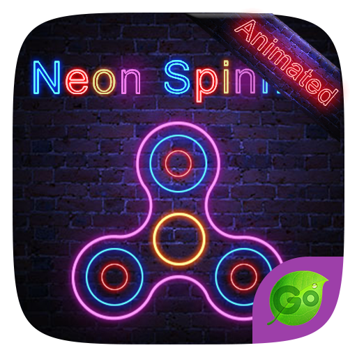 Neon Spinner GO Keyboard Theme