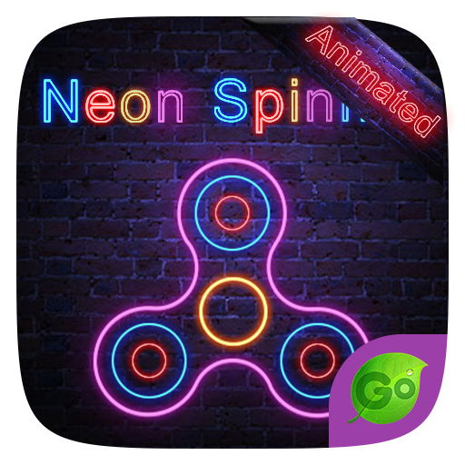 Neon Spinner GO Keyboard Theme