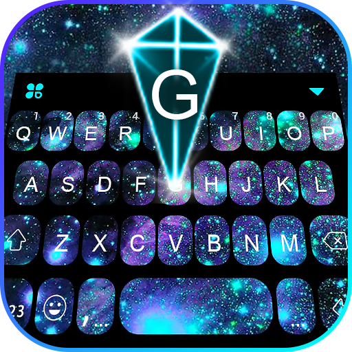 Tema Keyboard Galaxy 3D