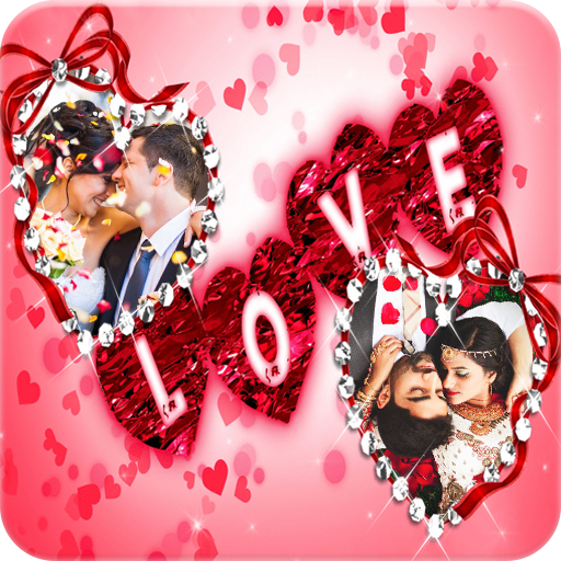 Valentine Day Dual Photo Frame