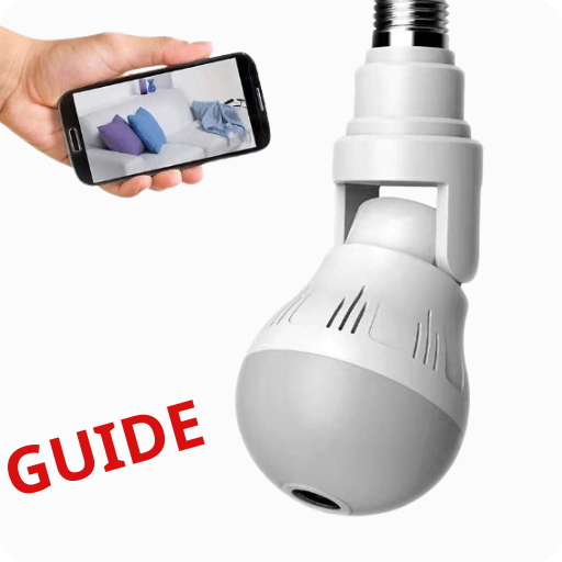 Light bulb camera guide
