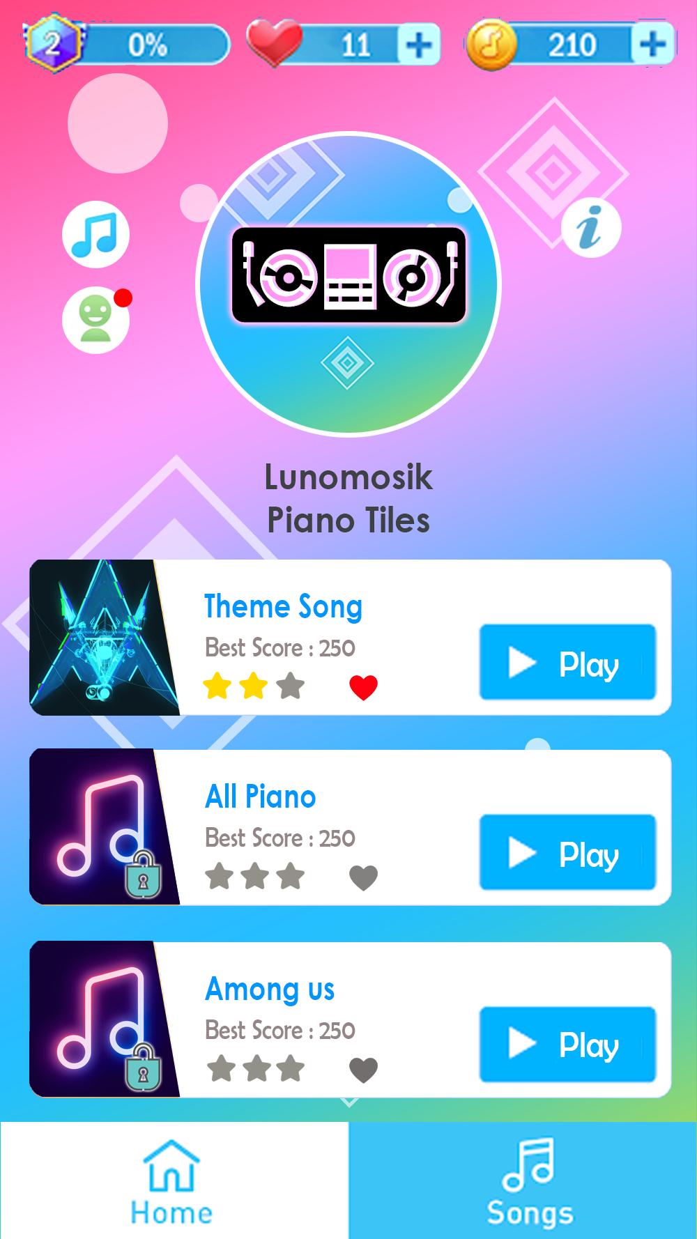 Скачать Lunomosik Piano Tiles на ПК | Официальный представитель GameLoop