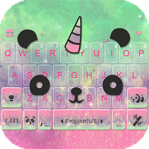 Cuteness Panda Keyboard Theme 