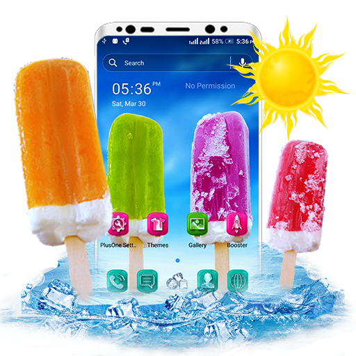 Ice Cream Launcher Theme