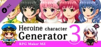 RPG Maker MZ - Heroine Character Generator 3 for MZ