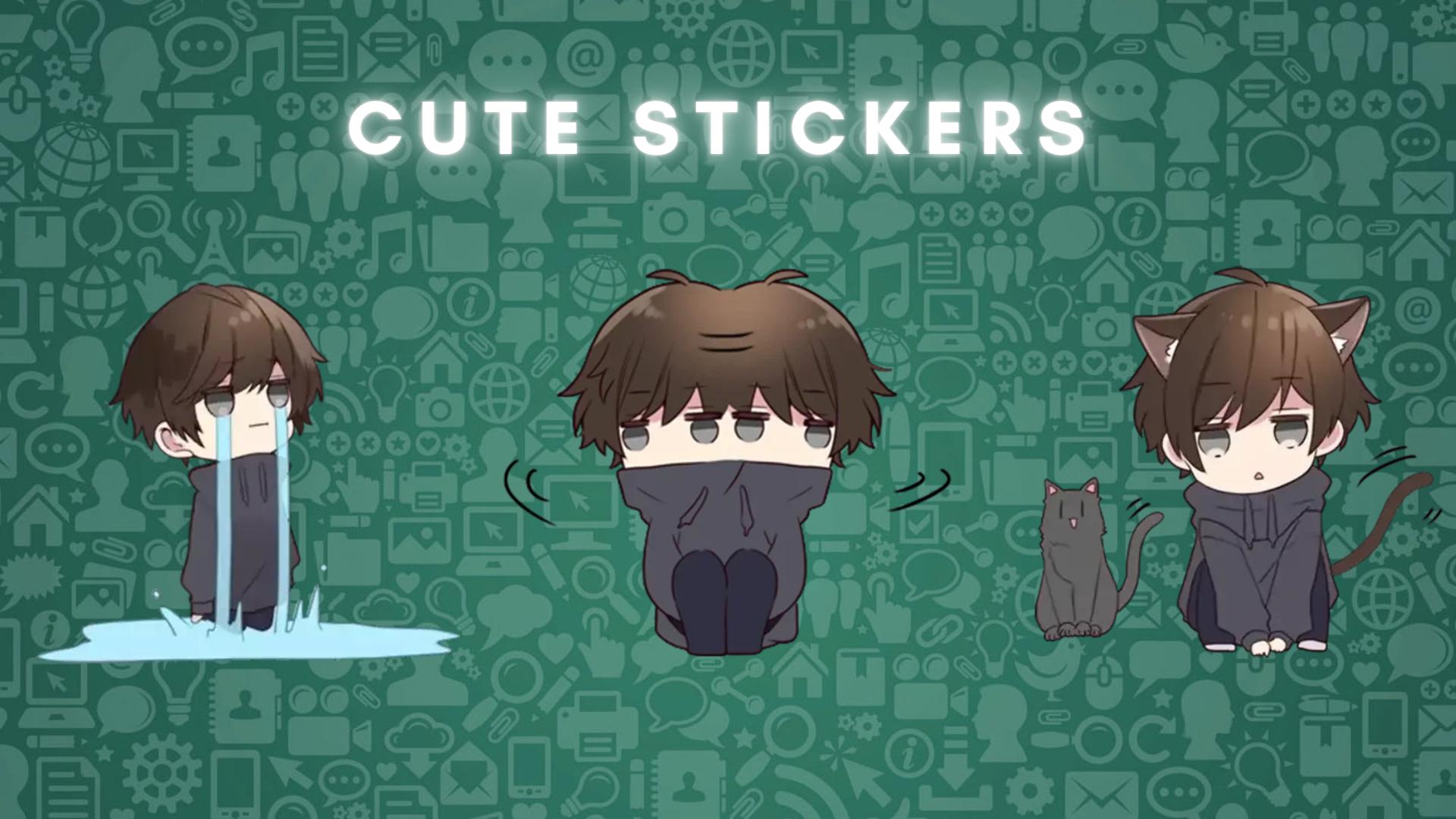 Скачать Menhera kun stickers WASticker на ПК | Официальный представитель  GameLoop