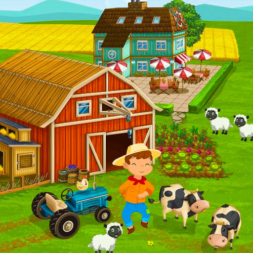 Family Farm Town Farming Games