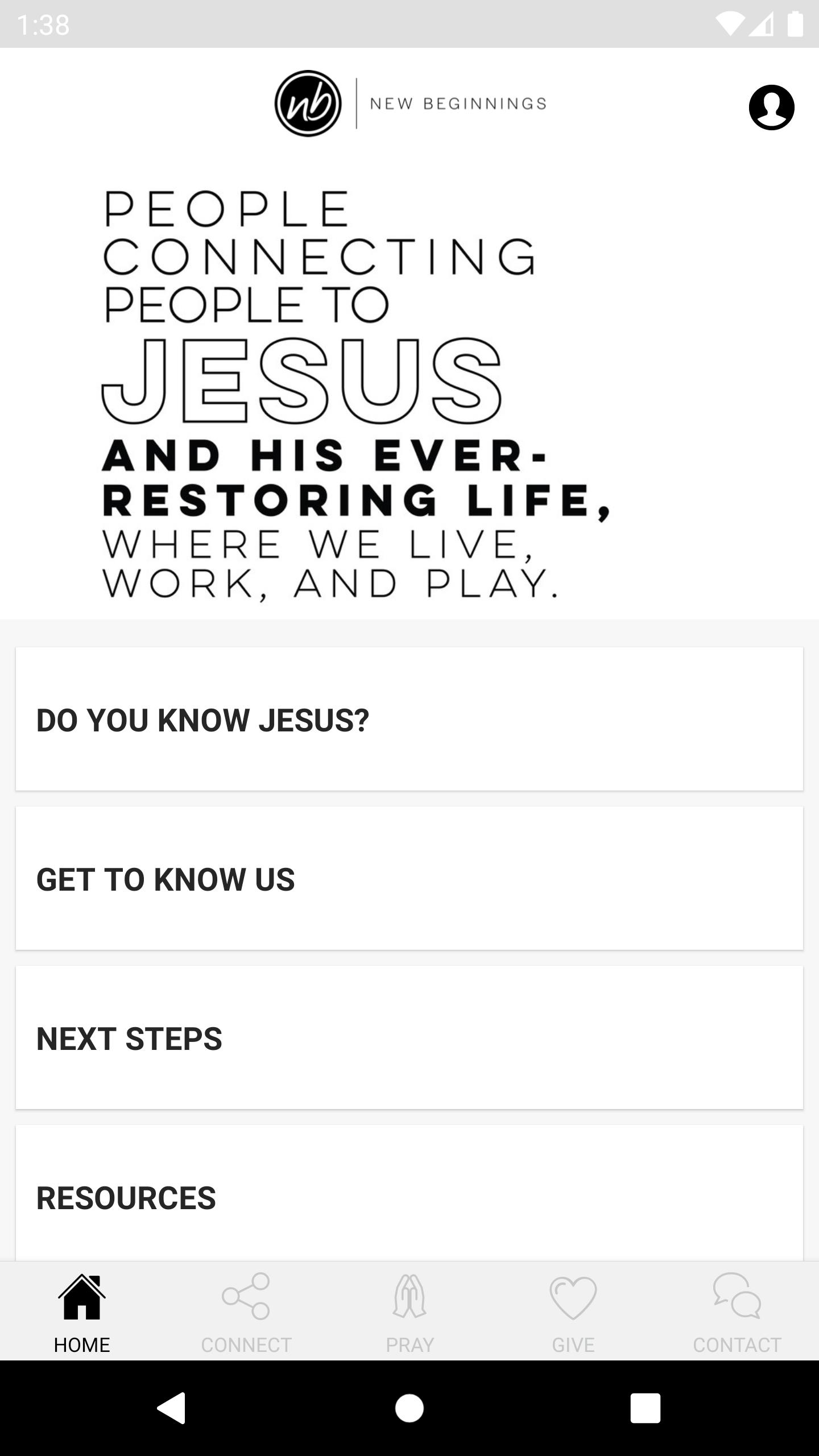 Download New Beginnings Church android on PC