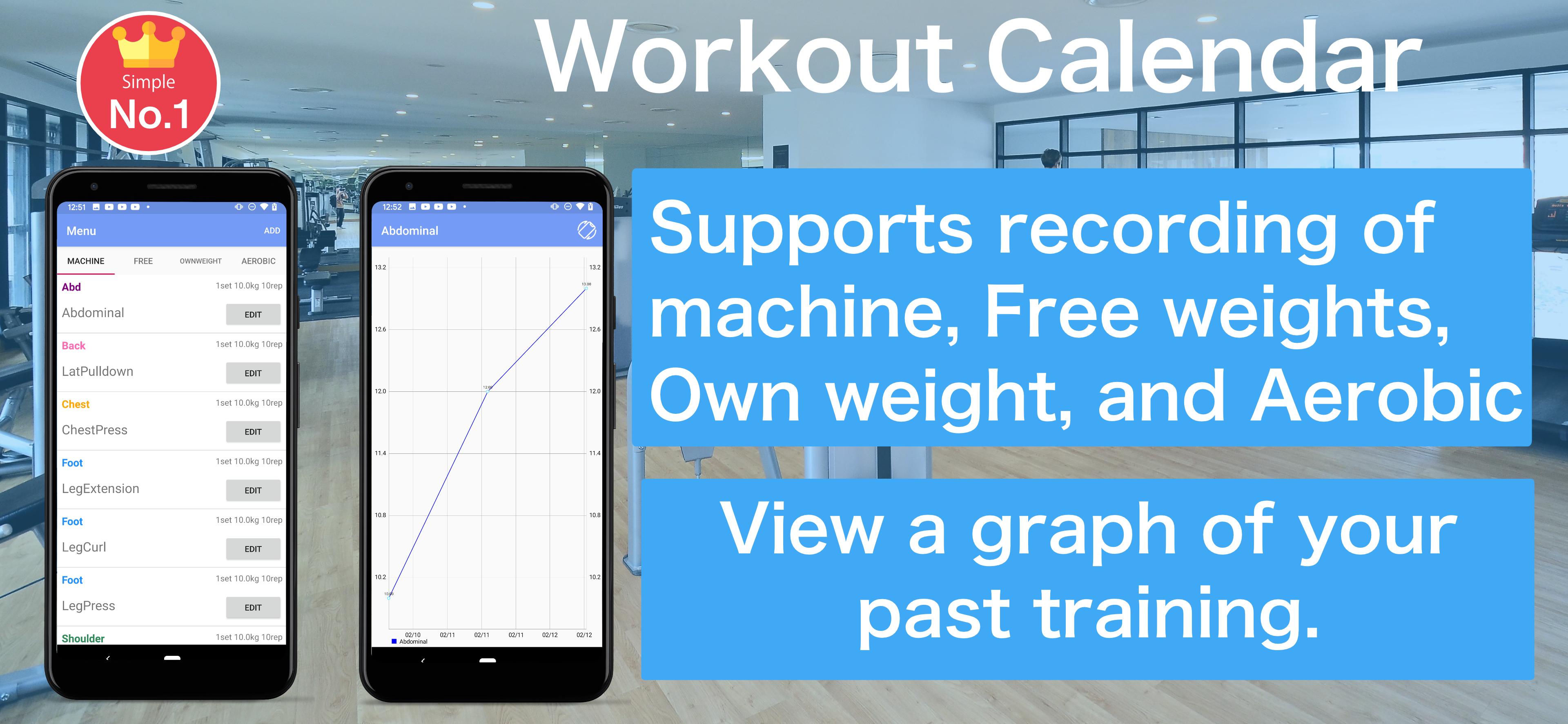 Download Workout Calendar android on PC
