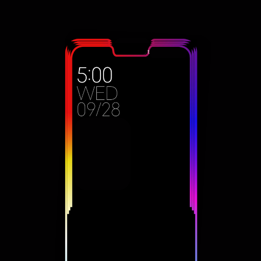 Garis Tepi  Layar Warna Warni