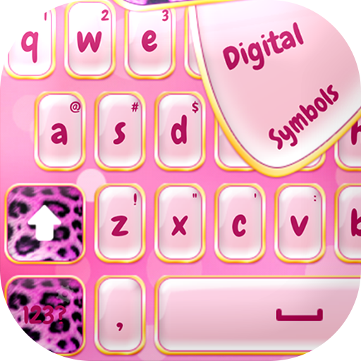 Lovely Pink Cheetah keyboard