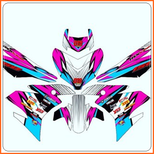 motorcycle sticker design