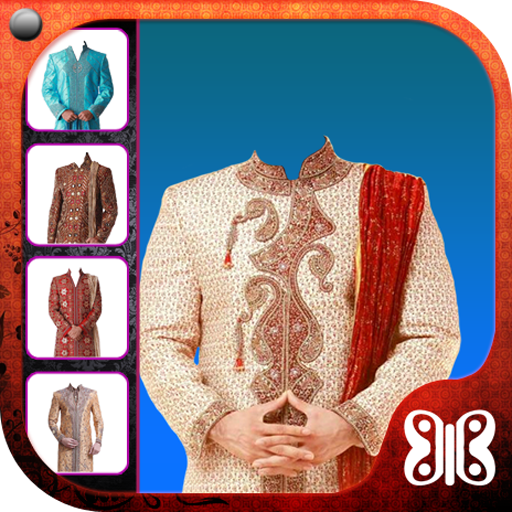 Man Sherwani Suit Camera