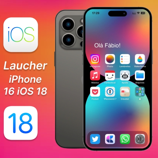 Download Launcher For iPhone 16 iOS 18 android on PC