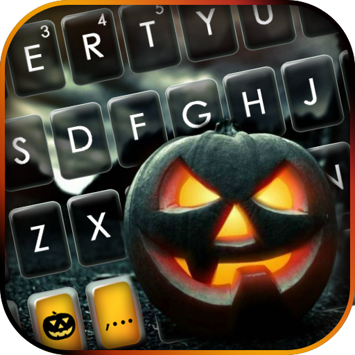 Фон клавиатуры Spooky Pumpkin