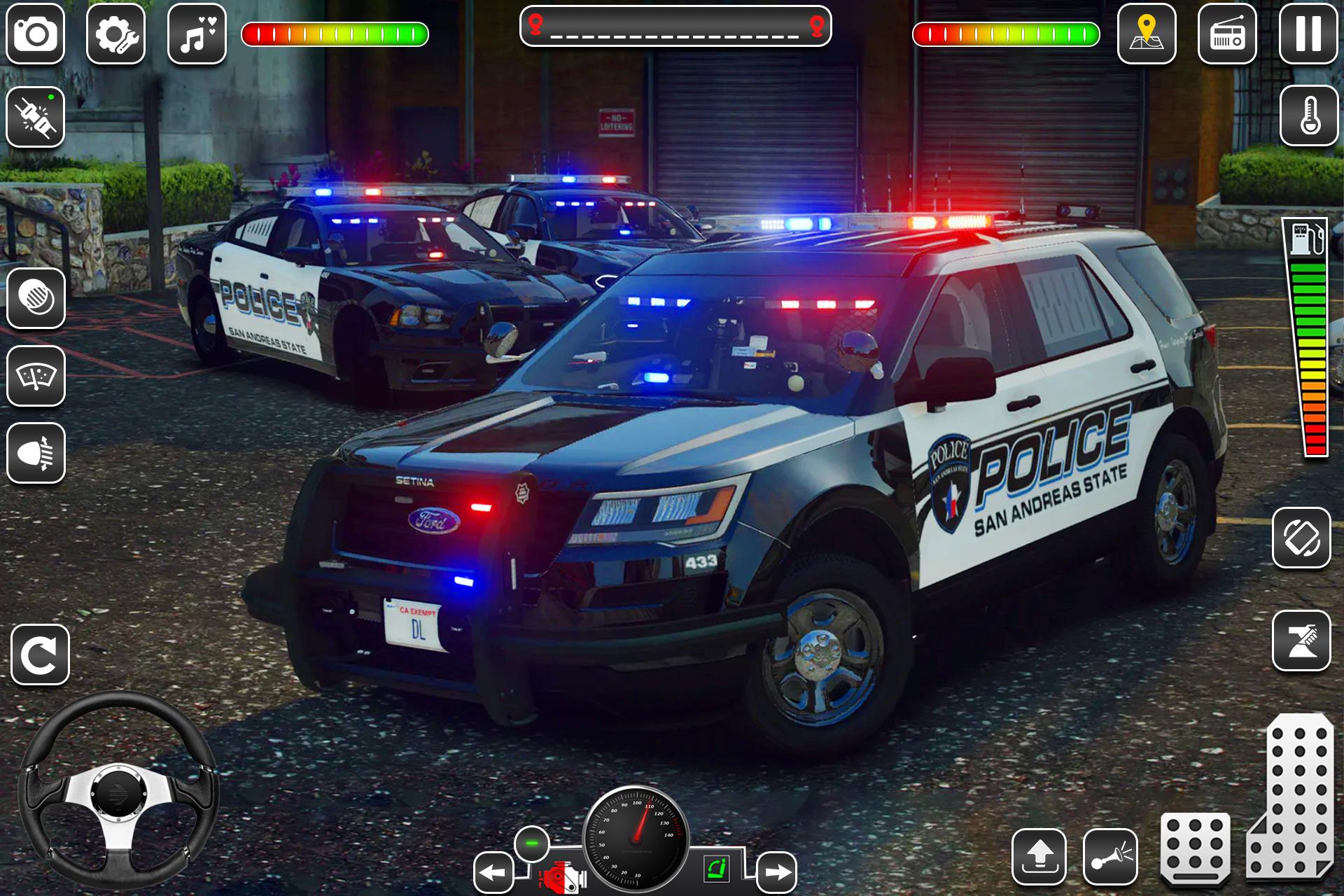 Download US Police Car Chase Game 3D android on PC