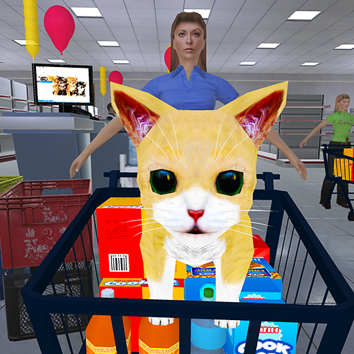 Cute Kitten Games: SuperMarket
