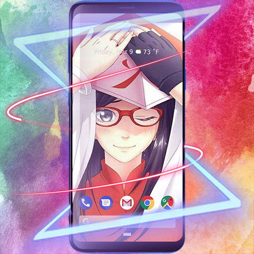 uchiha sarada wallpaper 3d