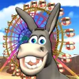 Donald Donkey Amusement Park W