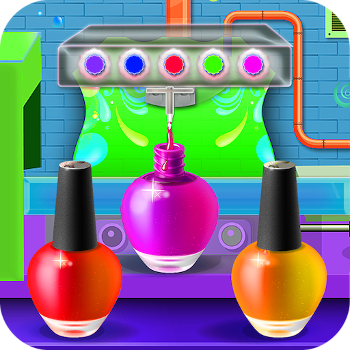Cute nail art fashion saloon
