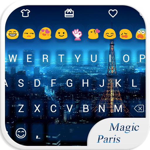 Magic Paris Emoji Keyboard