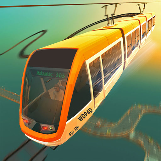 City Train Sky Driver Game