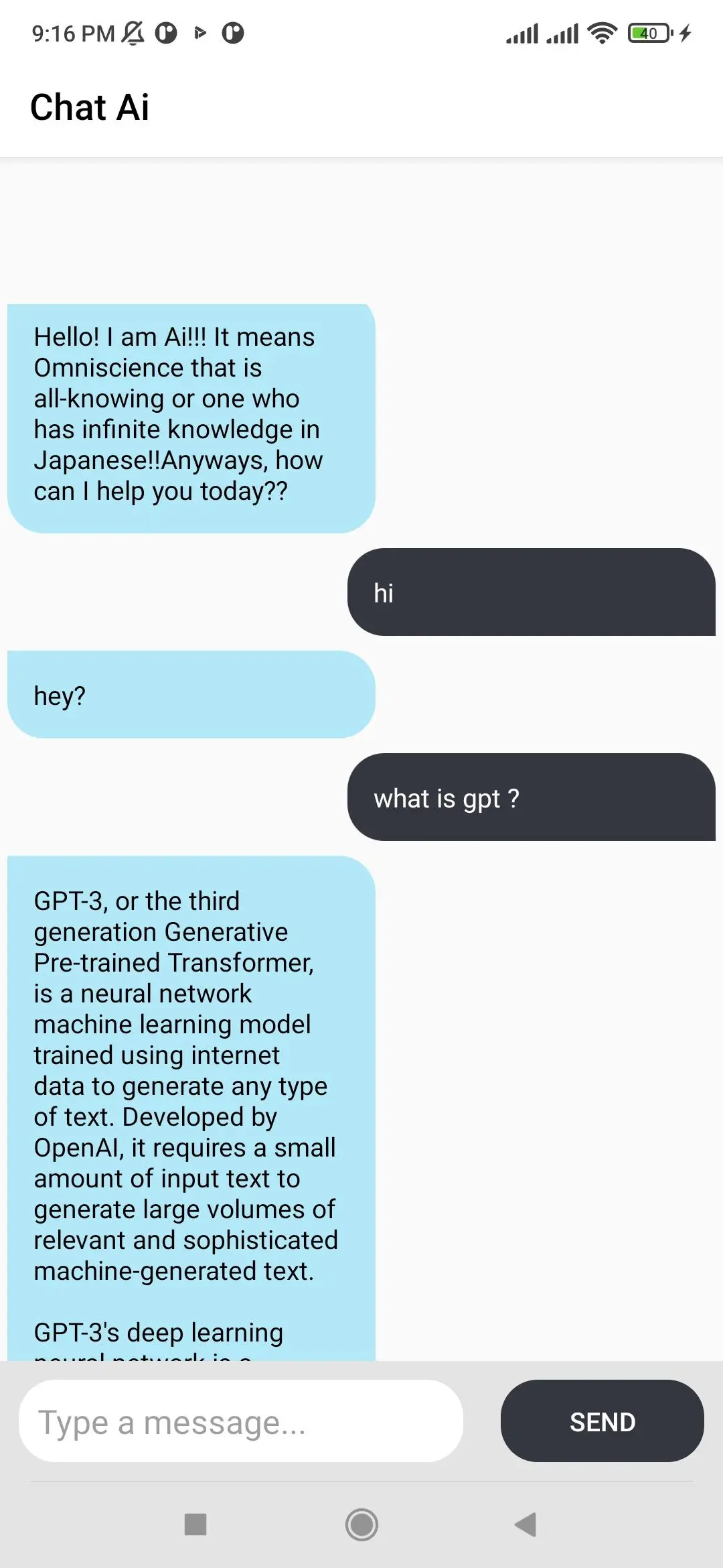 Open Ai Chat Gpt
