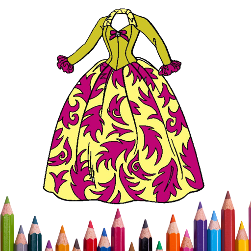 Happy Coloring - Dress Coloring Book