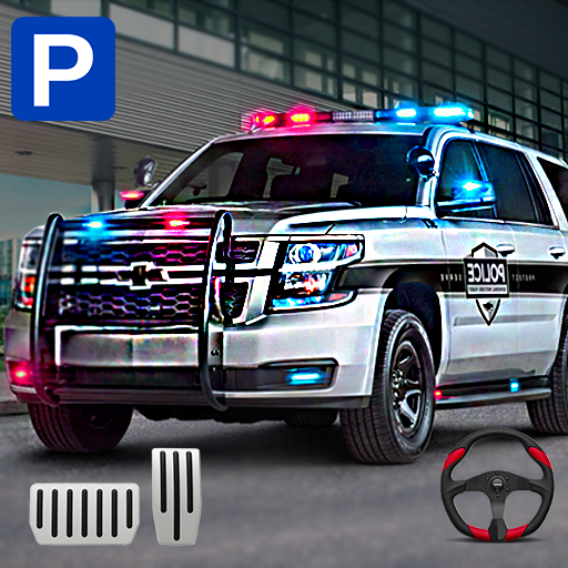 Modern Police Car Parking Sim