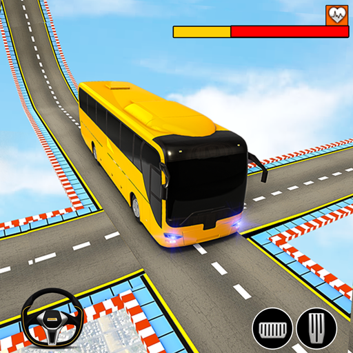 Mega Ramp Bus Stunt Game 2023