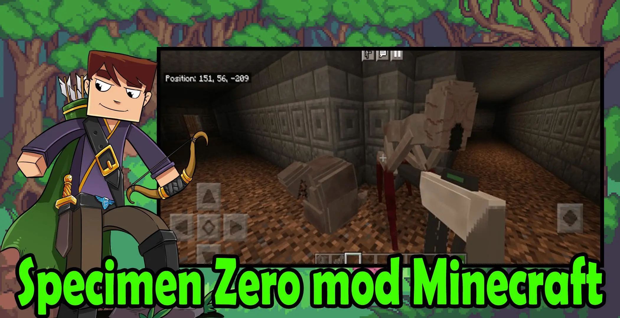 Download Specimen Zero Minecraft Map + android on PC