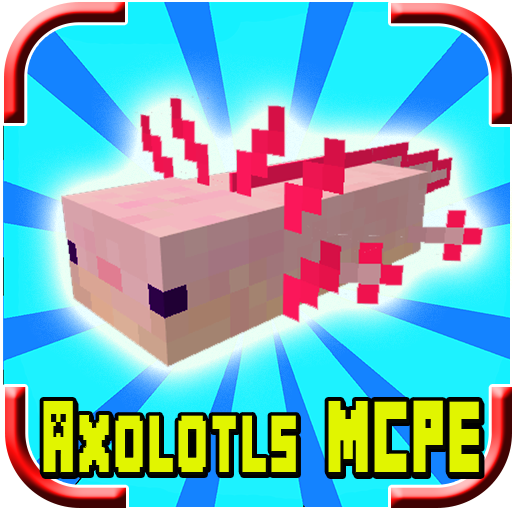 MinecraftPE用のAxolotlsMod