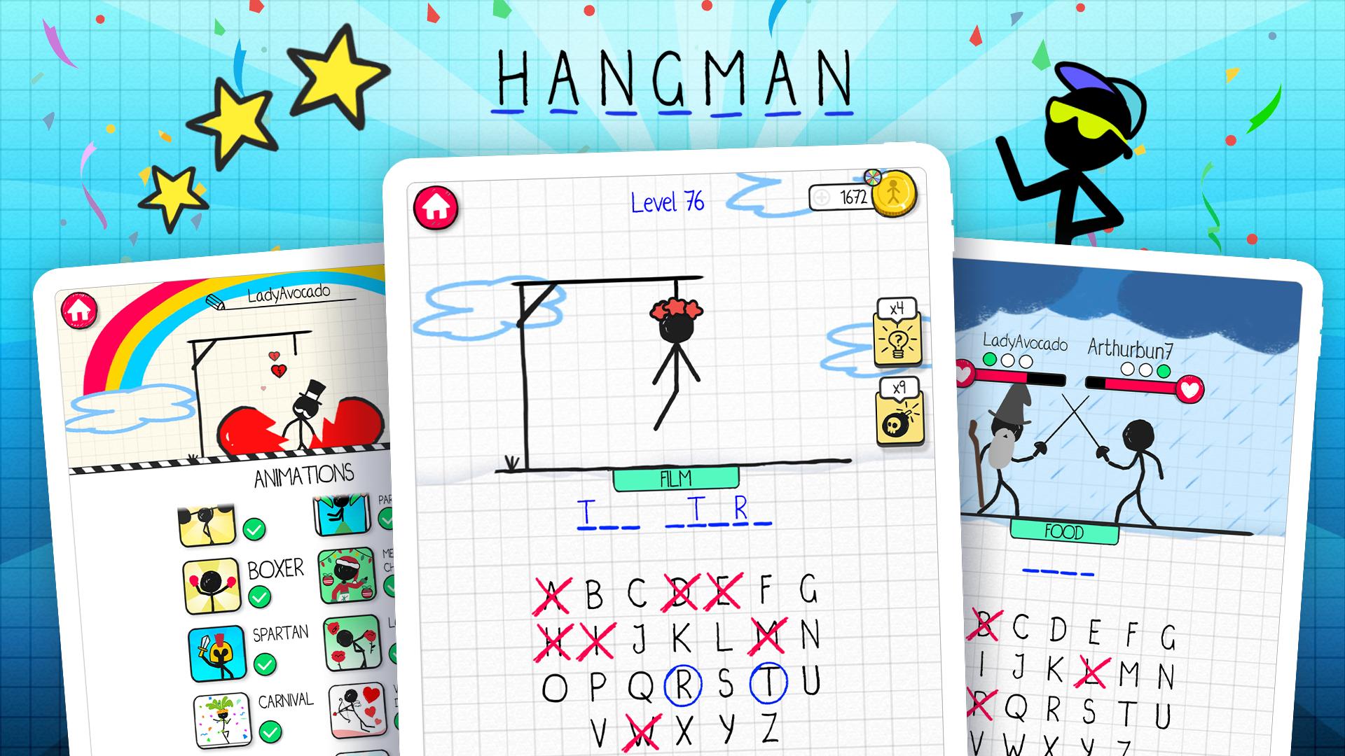 Stickman Word Game (Alternative to Hangman)