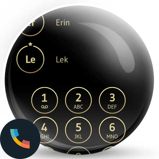 Theme Dialer Black Gold