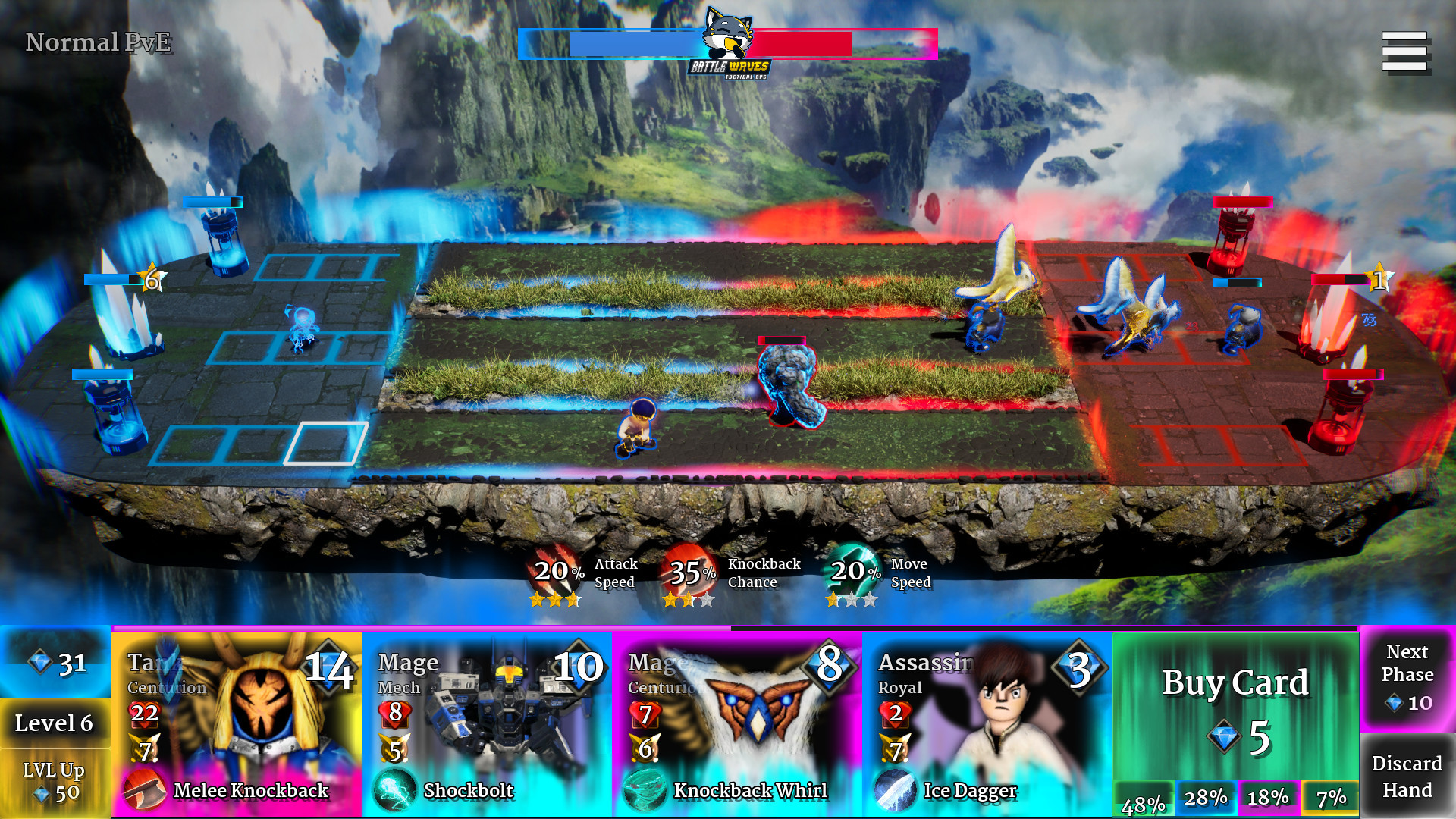 Download Battle Waves: Card Tactics Demo Free and Play on PC