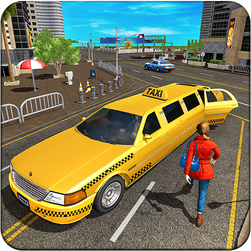 Limo Taxi Driver Simulator : City Car Driving Game