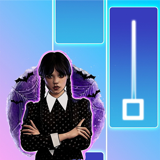 Wednesday Addams Piano Tiles