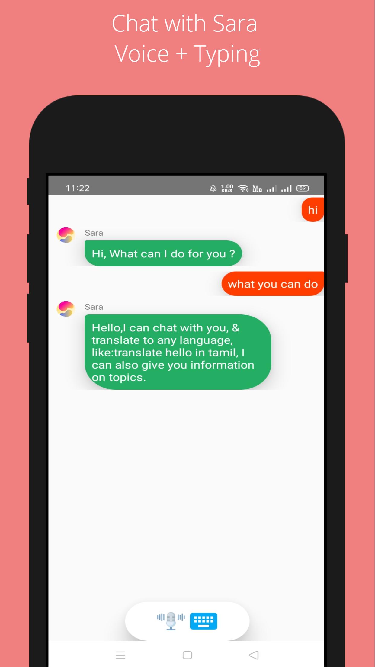 Download Sara - An AI Assistant & Frien android on PC