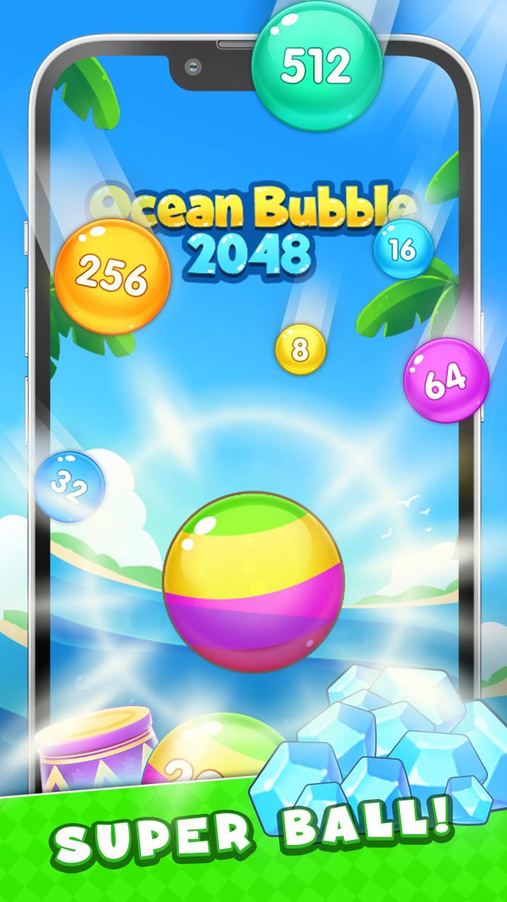 Скачать Ocean Bubble 2048 на ПК | Официальный представитель GameLoop