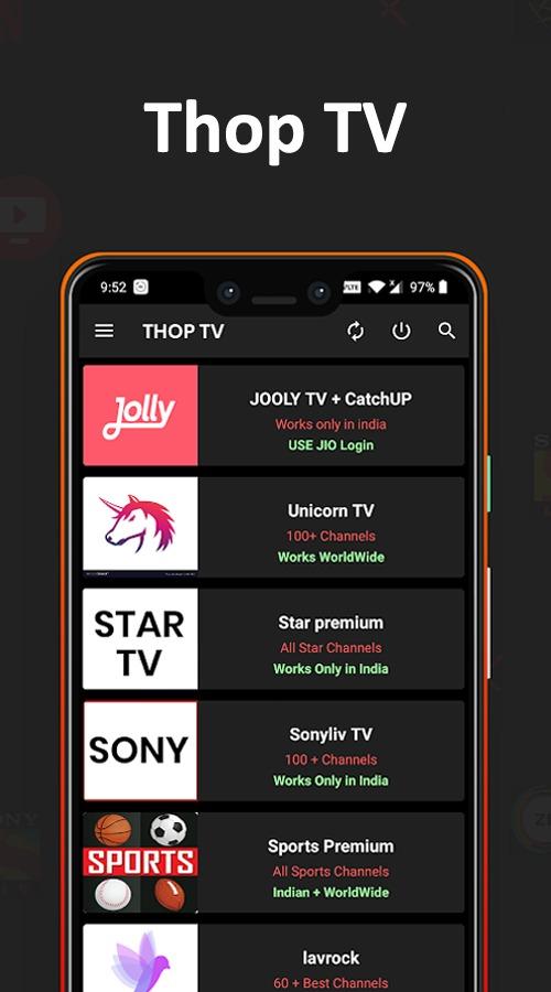 Thop live cricket app for online pc