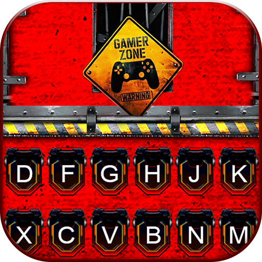 Gamer Zone Keyboard Background
