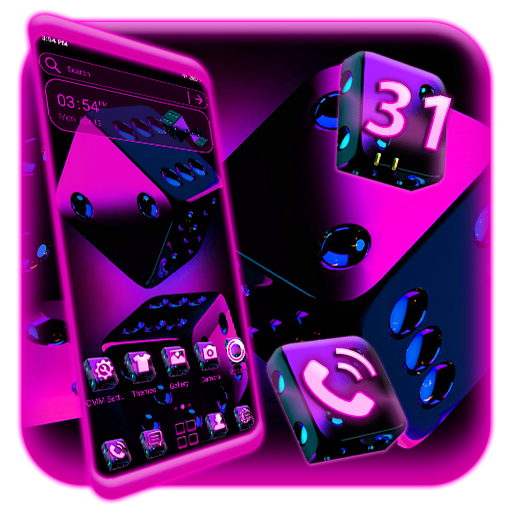 Ludo Pink Dice 3D Theme