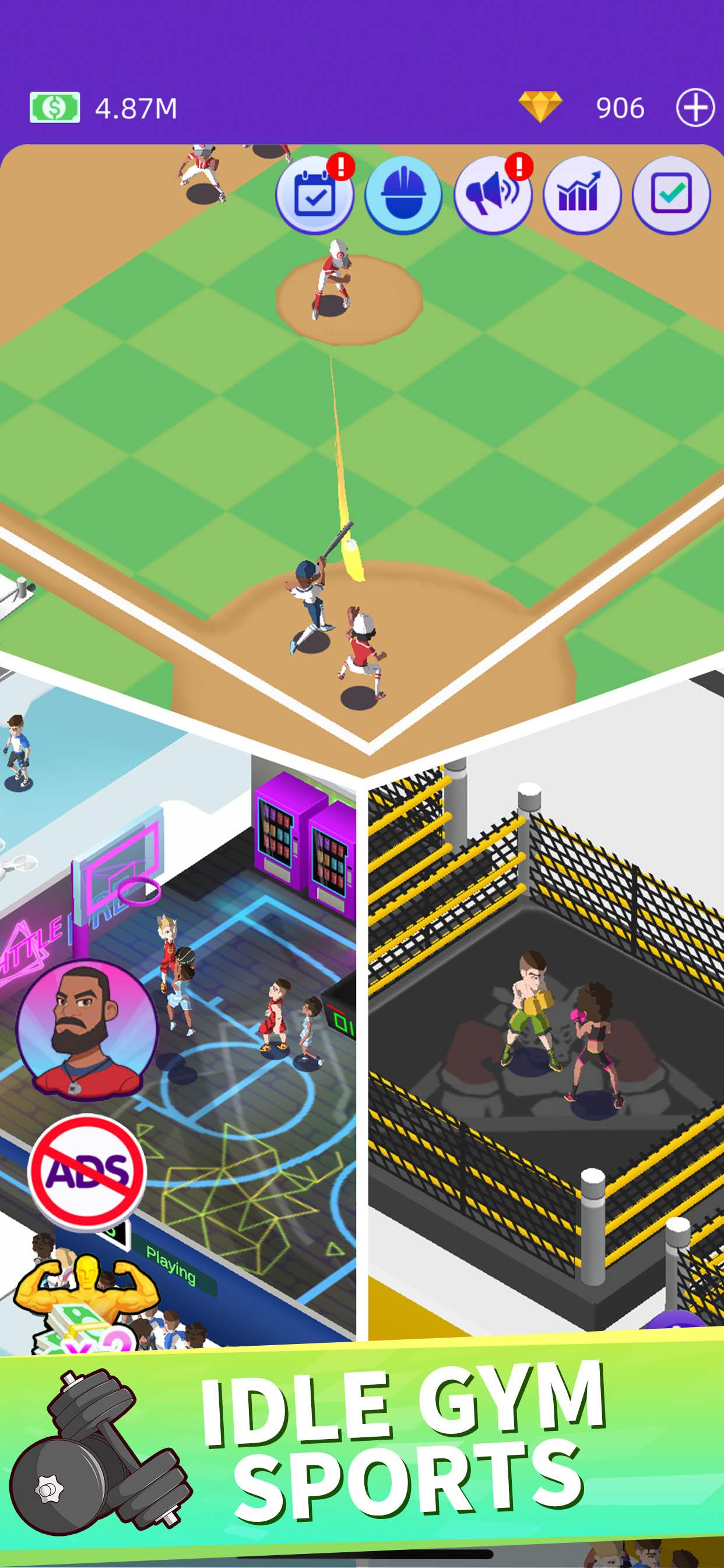 Скачать Idle GYM Sports - Fitness Game на ПК | Официальный представитель  GameLoop