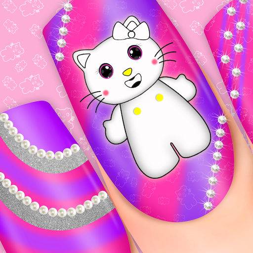 Kitty Nail Salon Girls Games